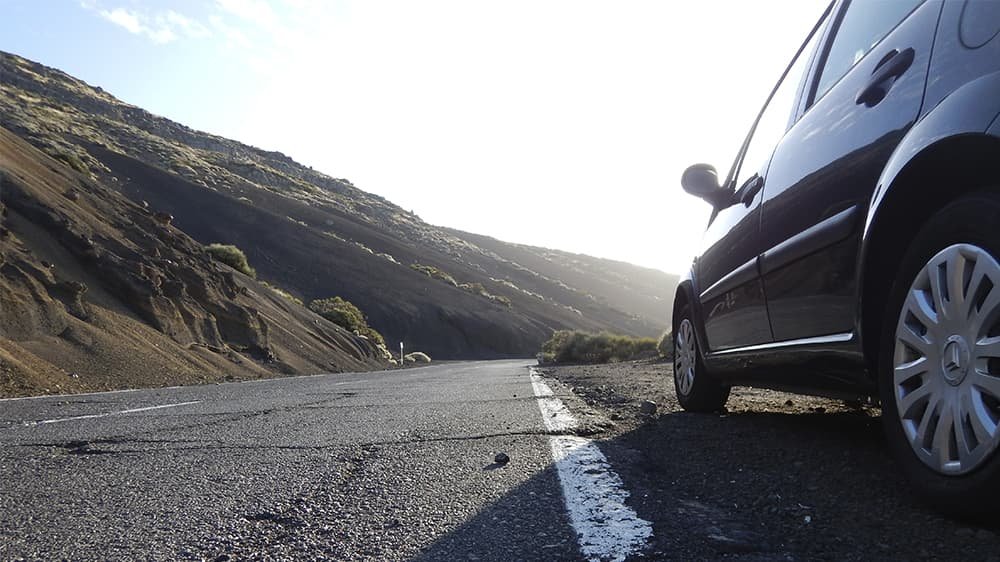 Un paseo en coche por el Parque Nacional Cañadas del Teide